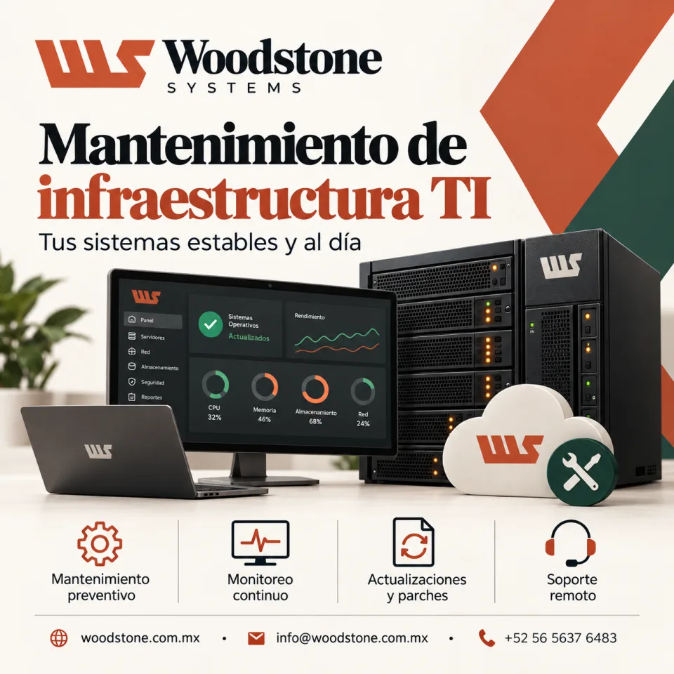 Mantenimiento y monitoreo de infraestructura de TI