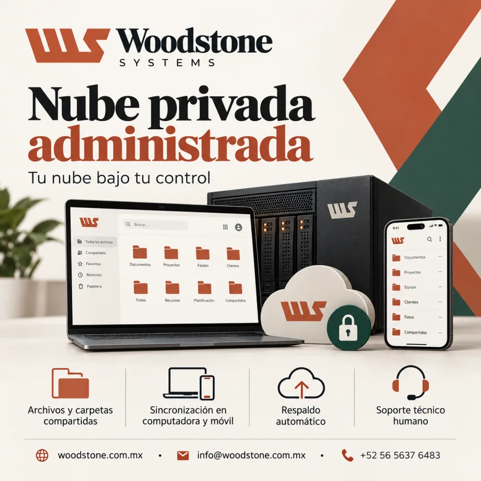 Nube privada administrada para archivos, sincronización y colaboración