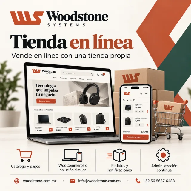 Tienda en línea con catálogo, pedidos y métodos de pago
